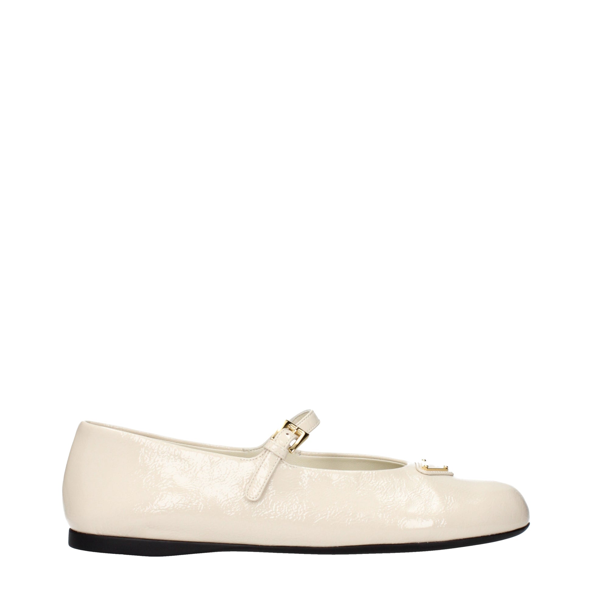 Prada Women's Ballet Flats Patent Leather