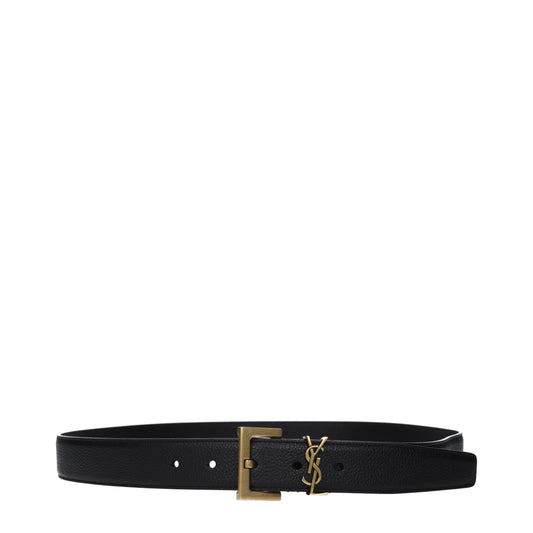 Saint Laurent Men's Belts Leather
