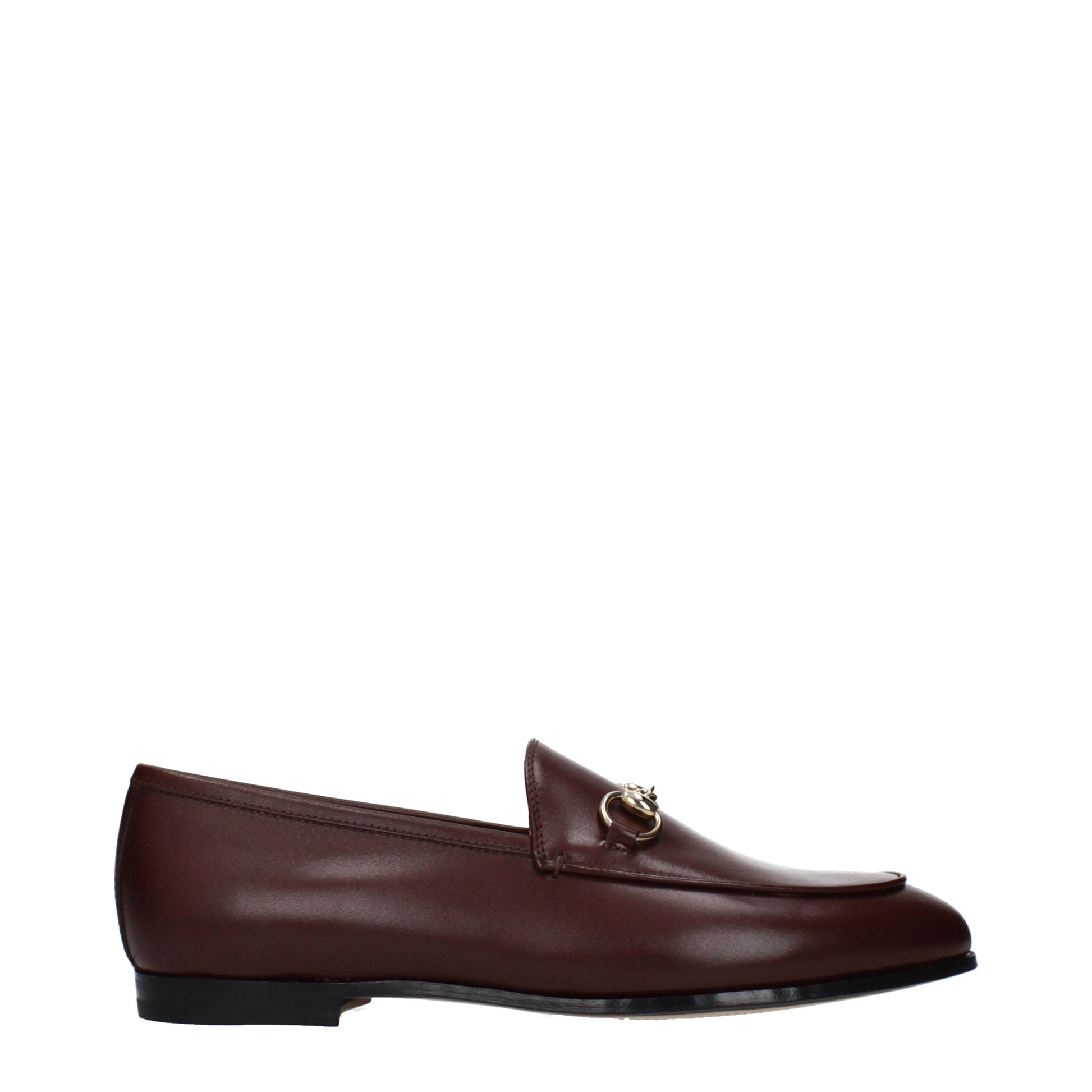 Gucci Loafers Women Leather Brown/Chestnut