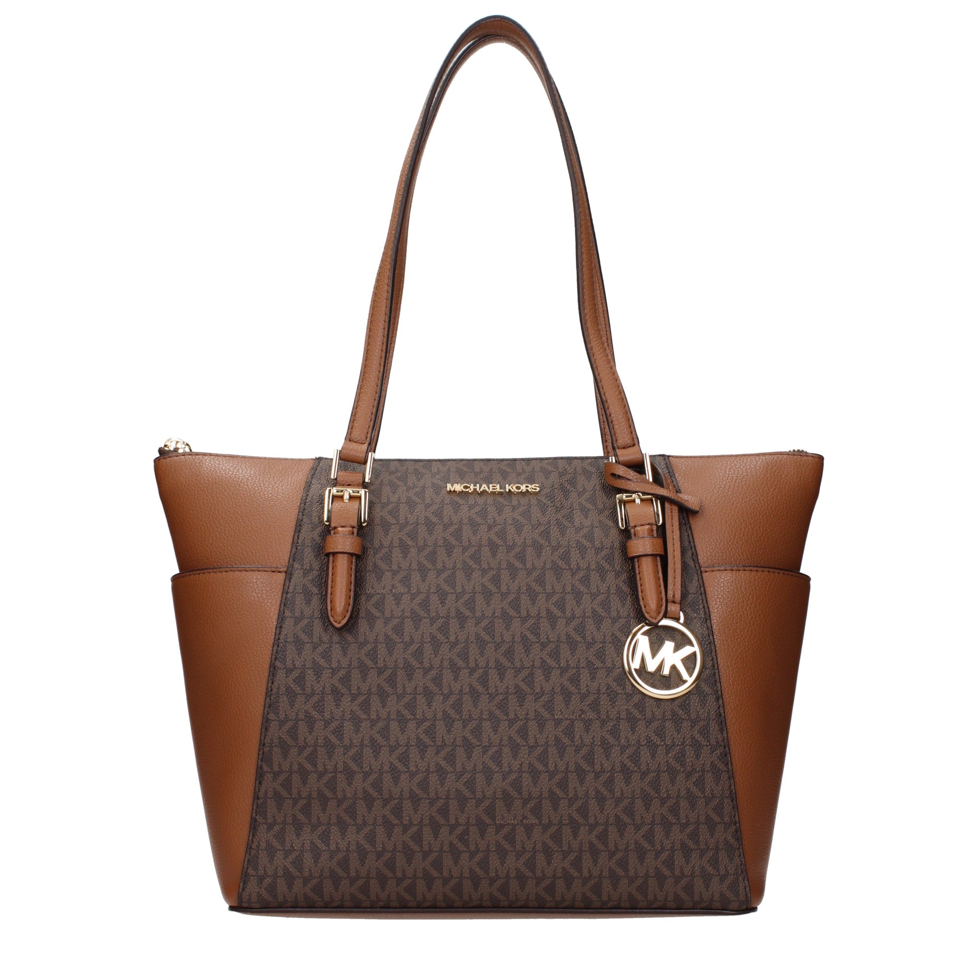 Michael Kors Shoulder Bags Women Leather Brown/Burnt