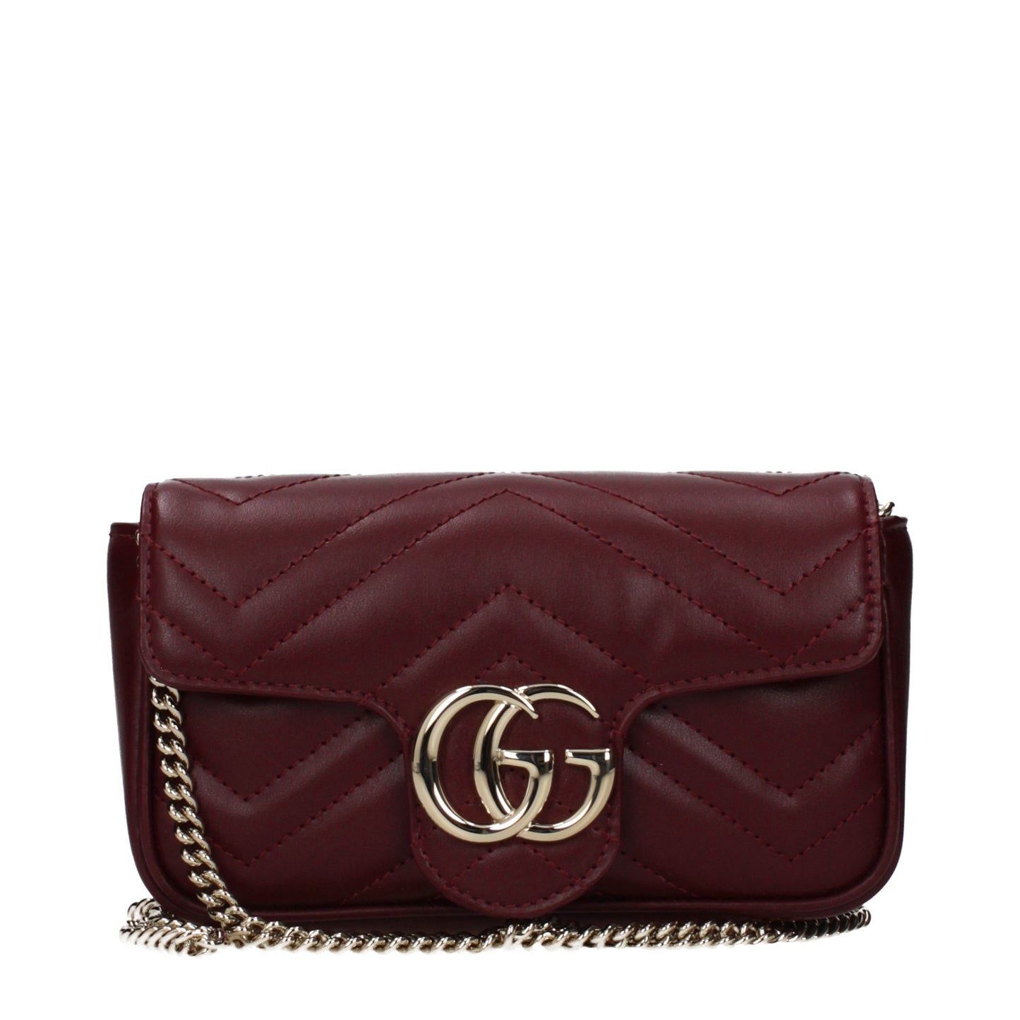 Gucci Clutches Women Leather Red/Bordeaux