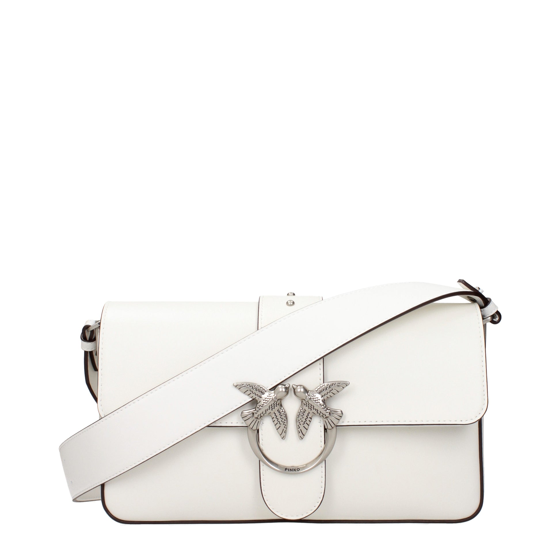 Pinko Shoulder Bags Women Leather White