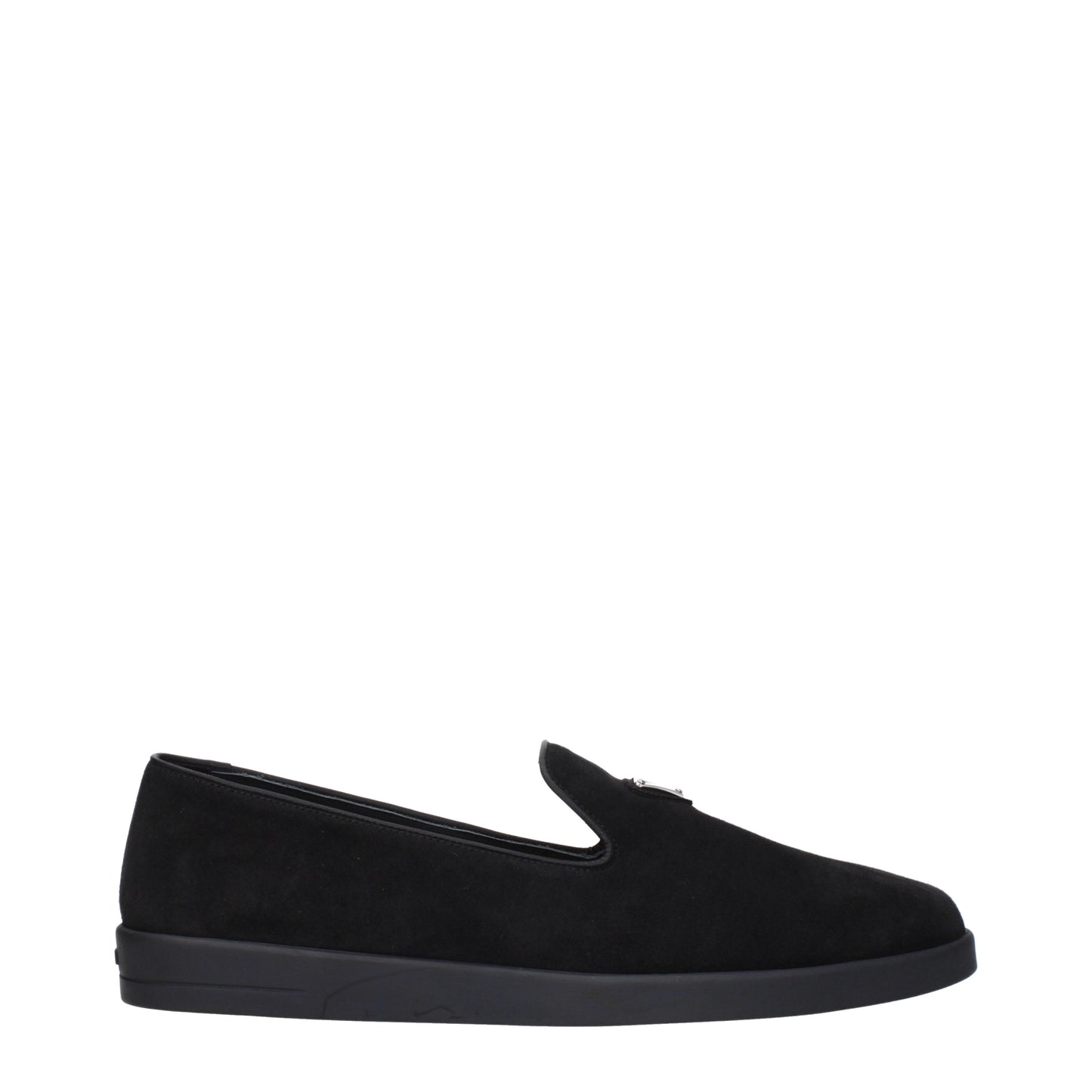 Prada Men's Slip-ons in Suede Black