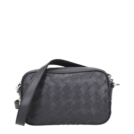 Bottega Veneta Crossbody Bags Men Leather Gray/Slate