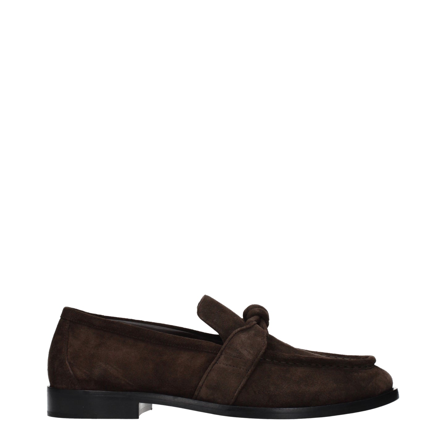 Bottega Veneta Loafers Men Suede Brown/Dark Chocolate