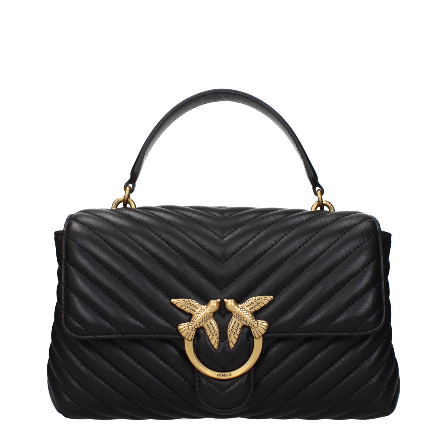 Pinko Handbags Women Leather Black