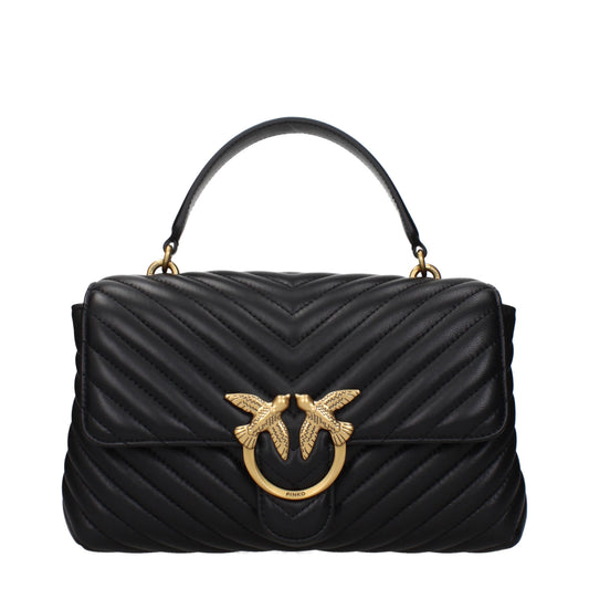Pinko Handbags Women Leather Black