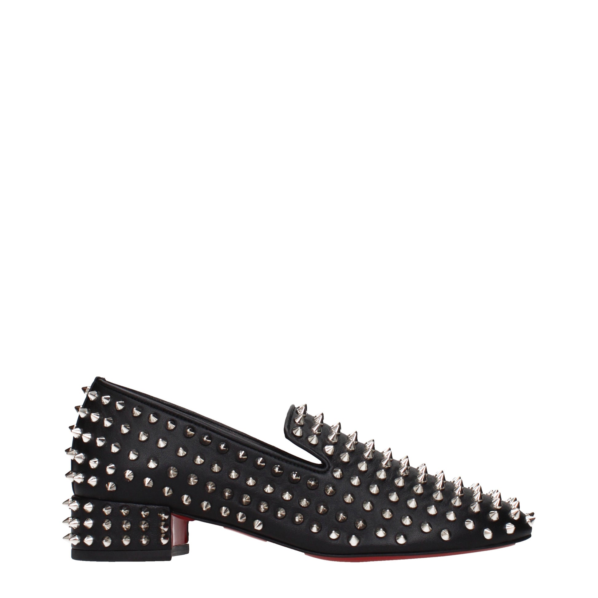 Louboutin Pumps Women Leather Black