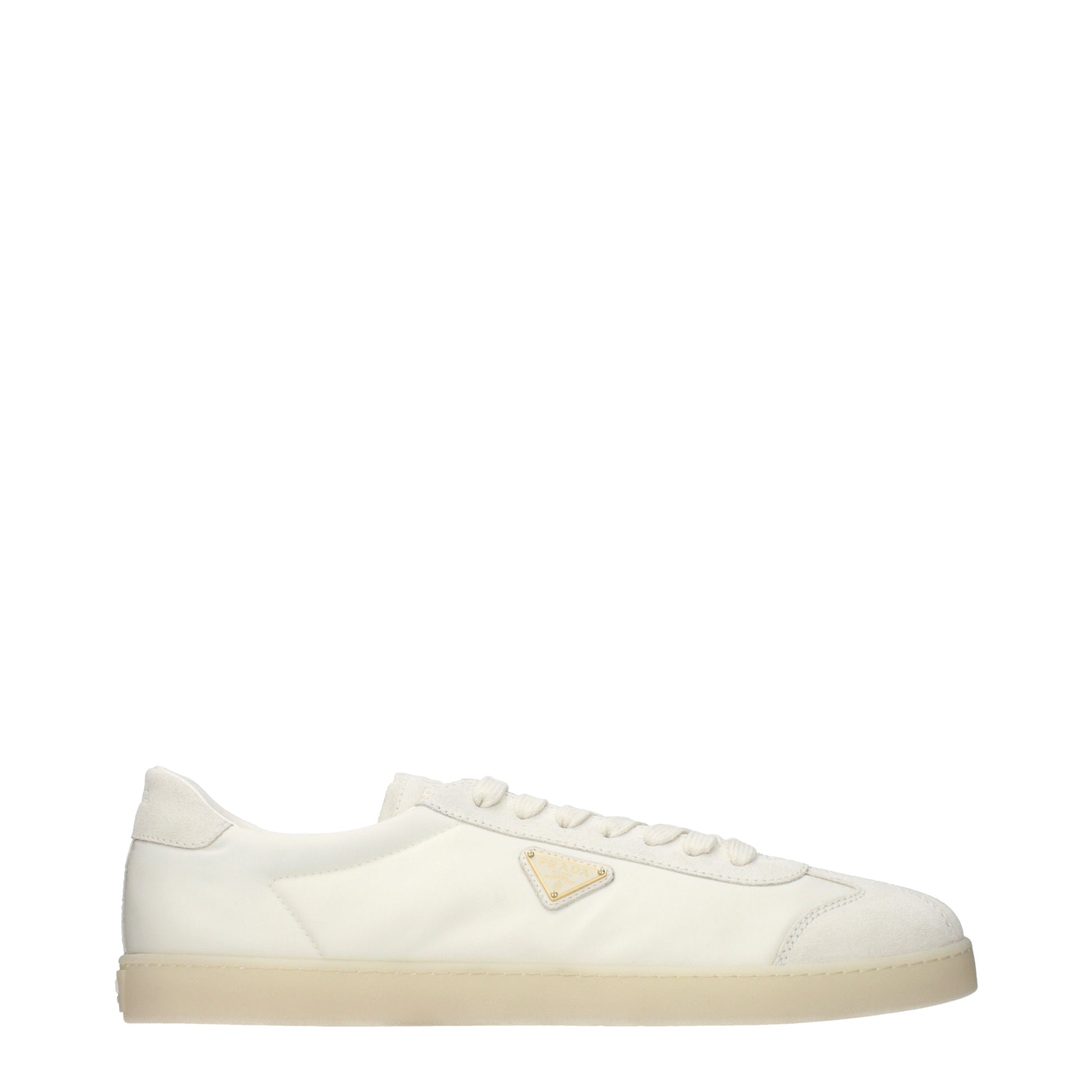 Prada Sneakers Men Fabric  White/Ivory