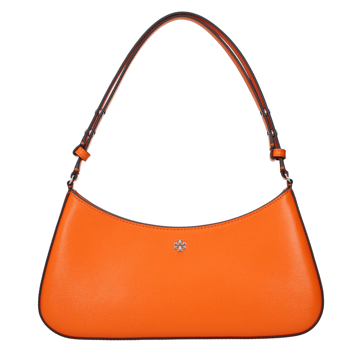 Tory Burch Shoulder Bags Women Leather Orange/Mandarin