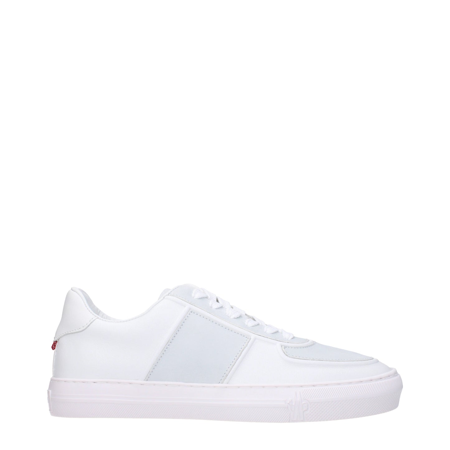 Moncler Men's Sneakers in Leather White/Light Grey