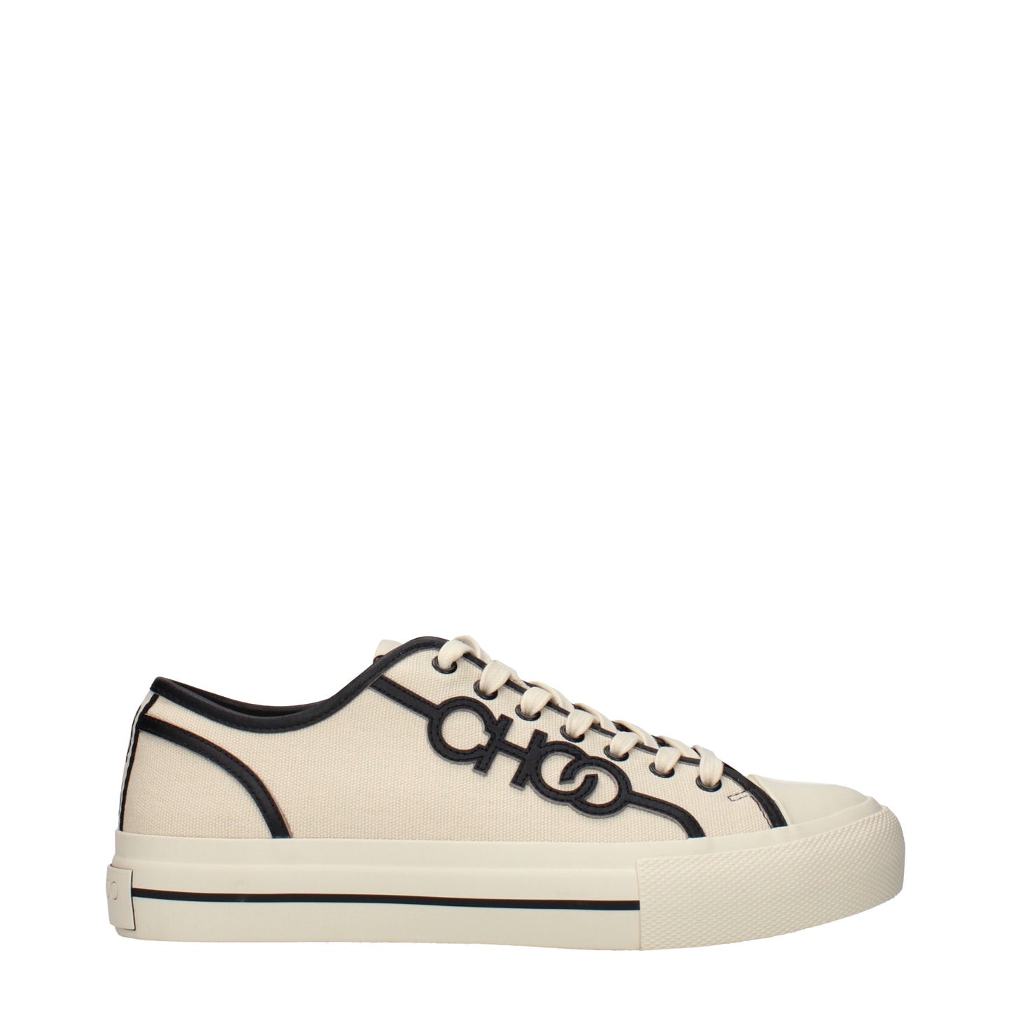 Jimmy Choo Sneakers Men Fabric  Beige/Ecru