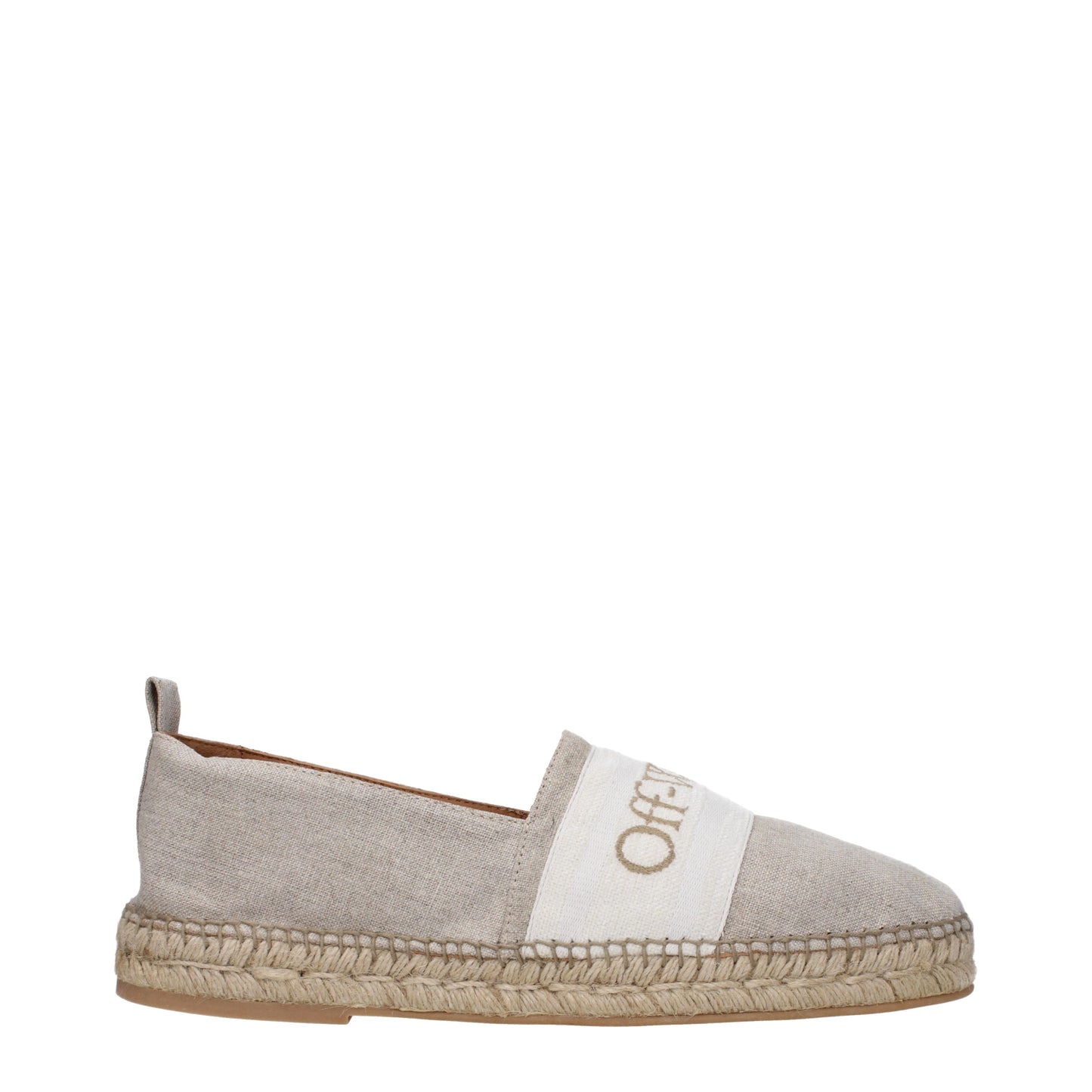 Off-White Men's Espadrilles in Linen Beige