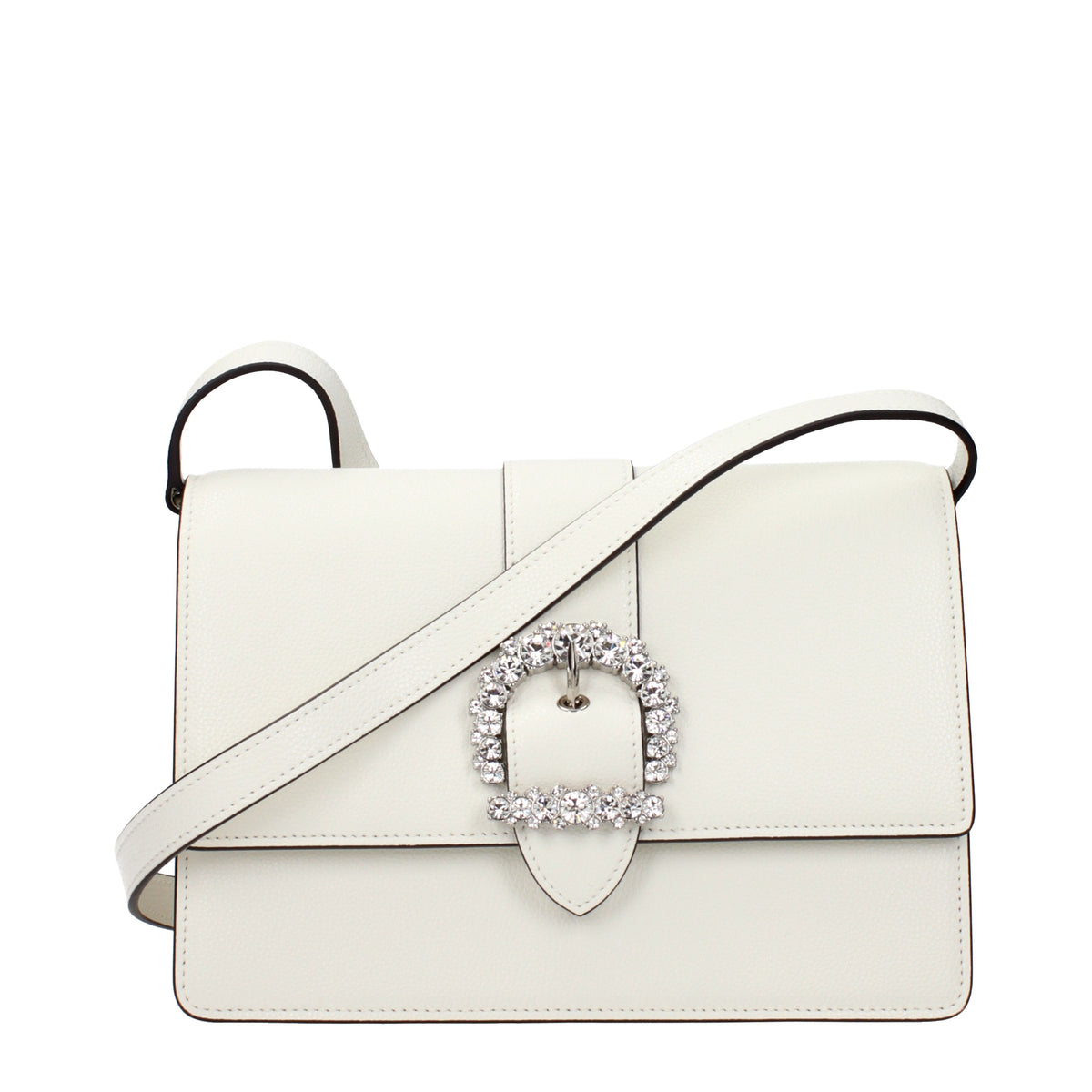 Jimmy Choo Crossbody Bags Women Leather White/Milk