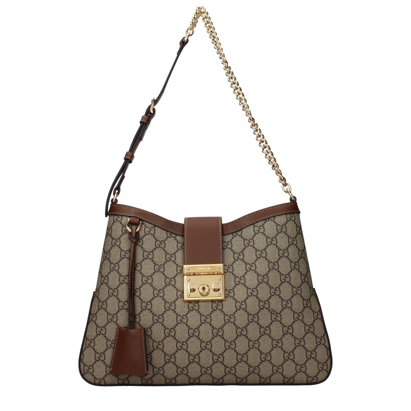 Gucci Shoulder Bags Women Fabric  Beige/Ebony