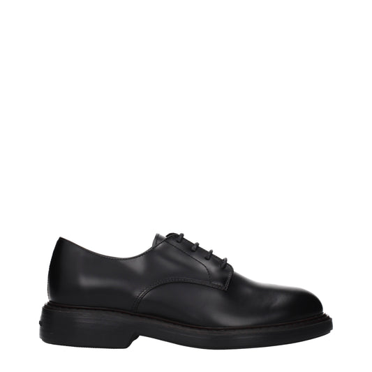 Hogan Lace up and Monkstrap Men Leather Black