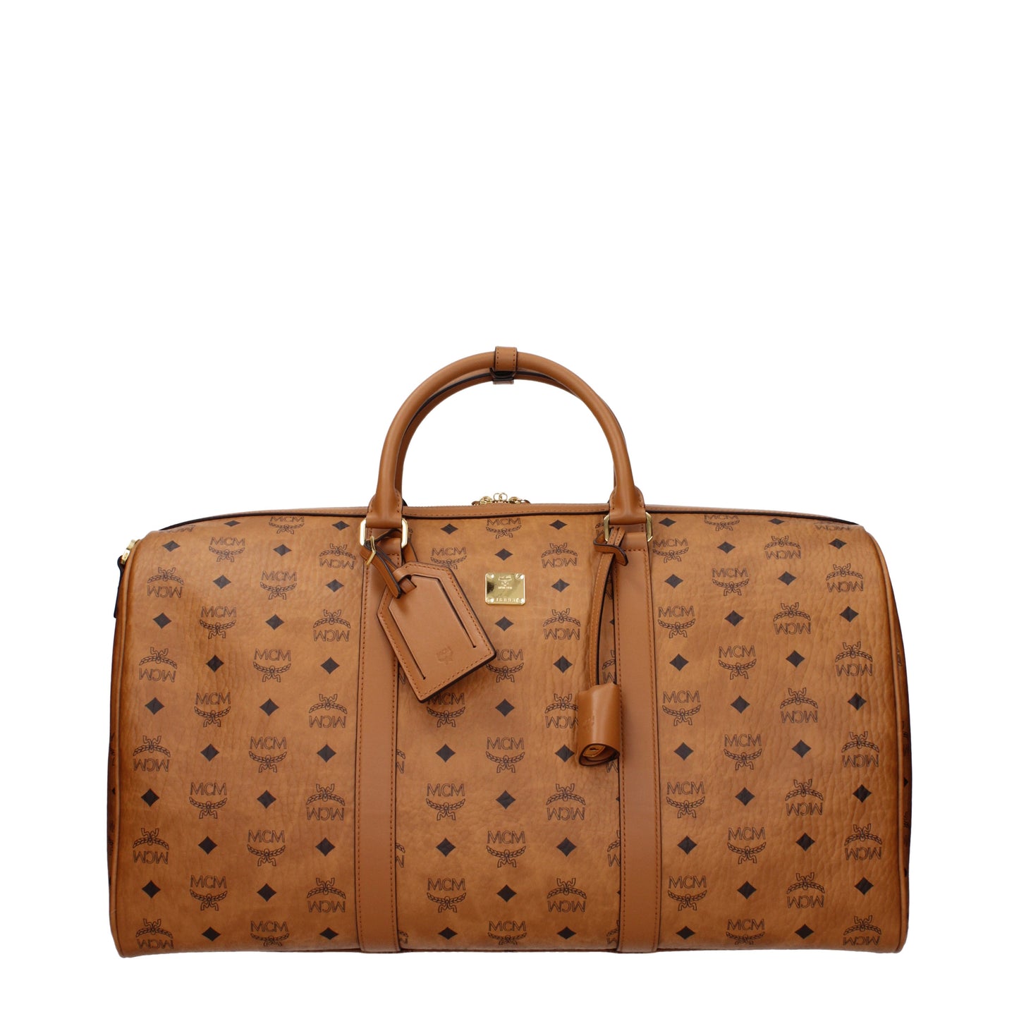 MCM Travel Bags Men Fabric  Brown/Cognac