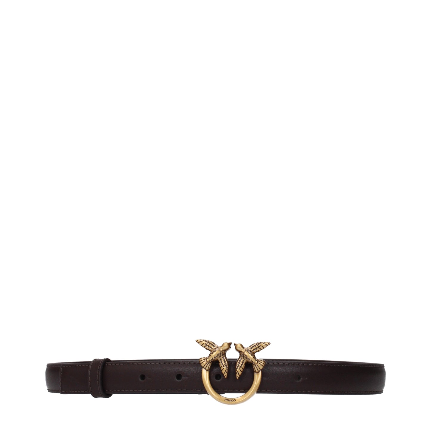 Pinko Belts Women Leather Brown