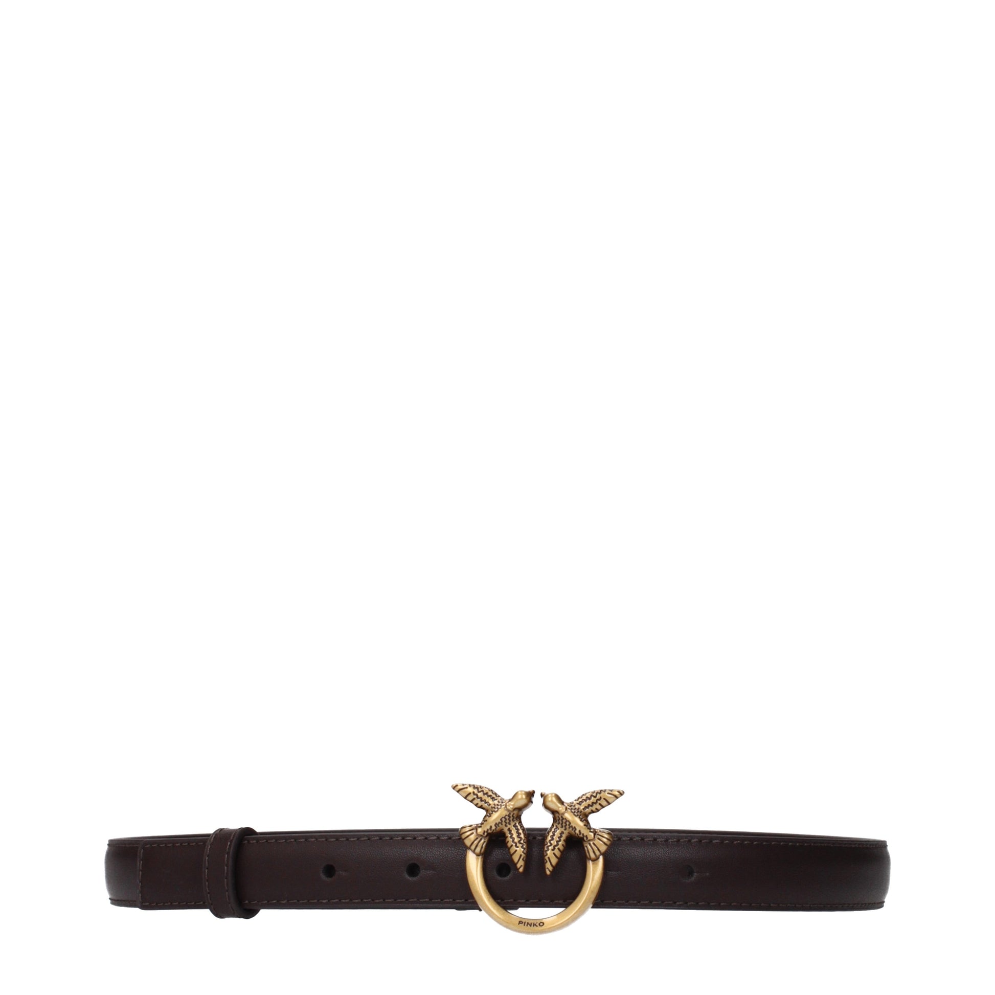 Pinko Belts Women Leather Brown