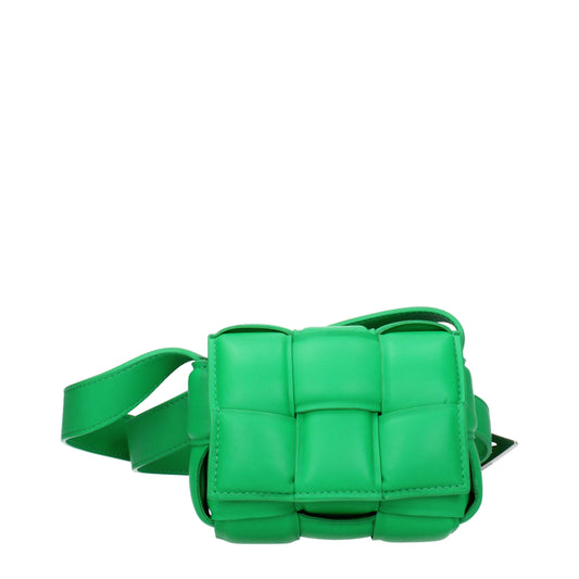 Bottega Veneta Crossbody Bags Women Leather Green/Parakeet