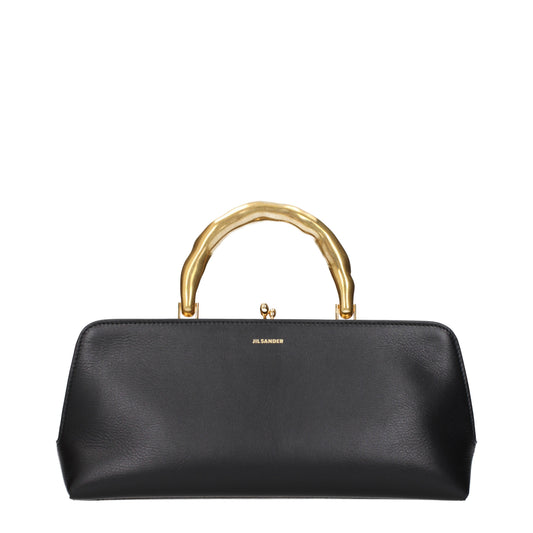 Jil Sander Handbags Women Leather Black