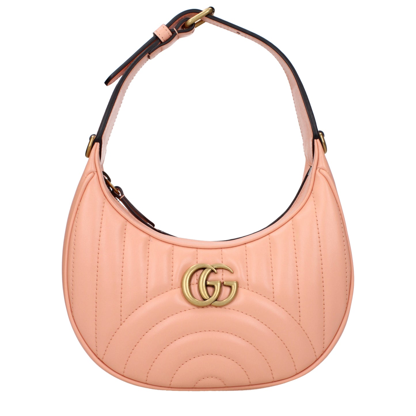 Gucci Handbags Women Leather Pink/Peach