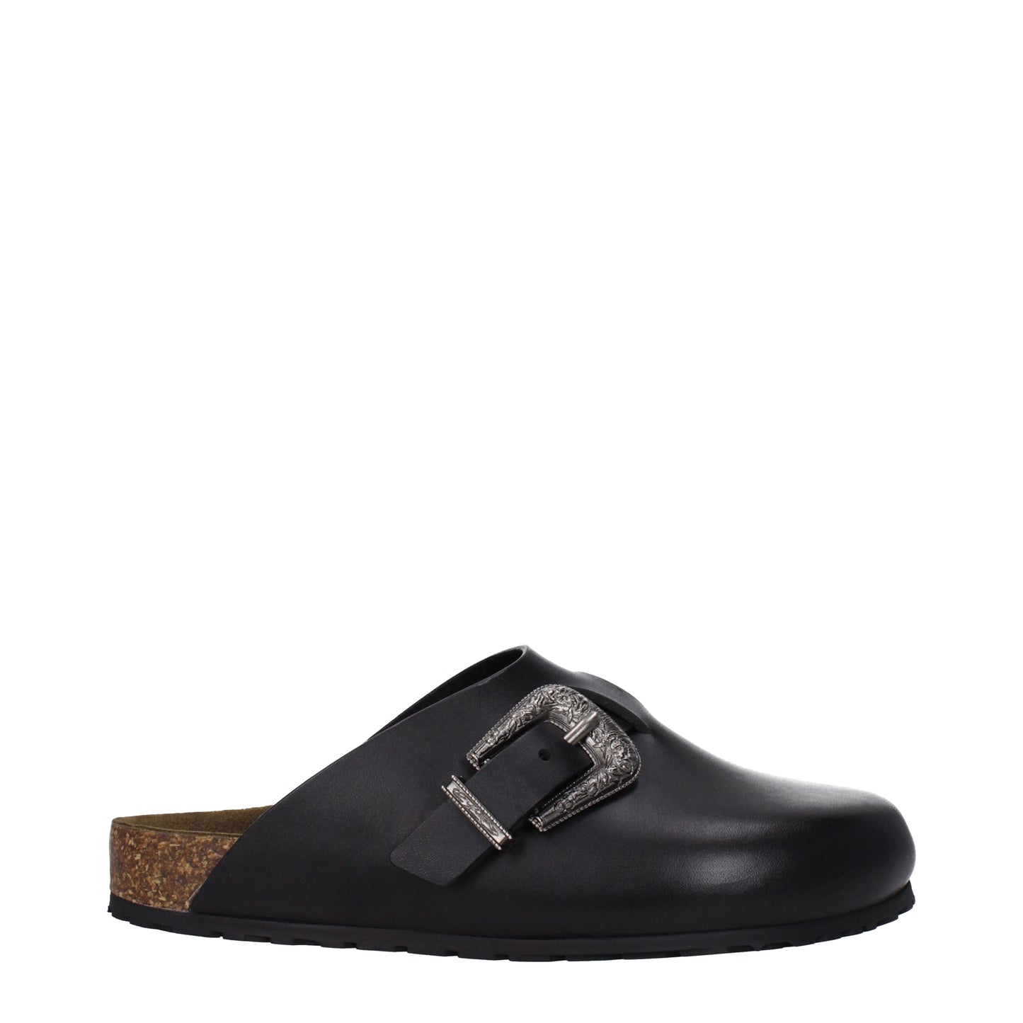 Saint Laurent Sandals & Slippers Men Leather Black