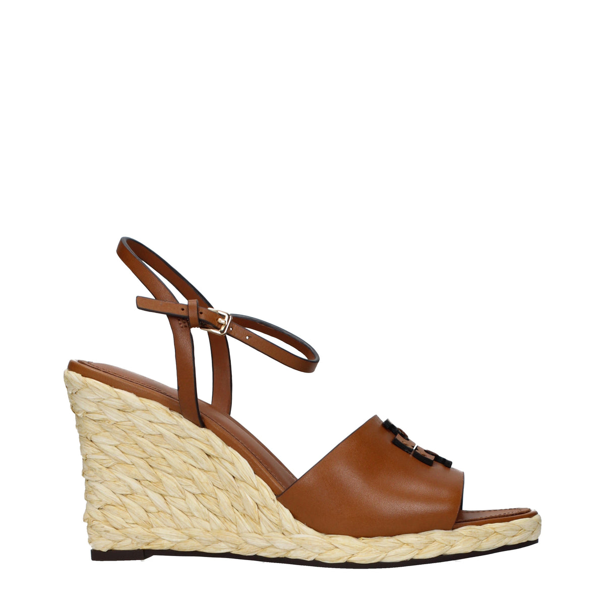 Tory Burch Wedges Women Leather Brown