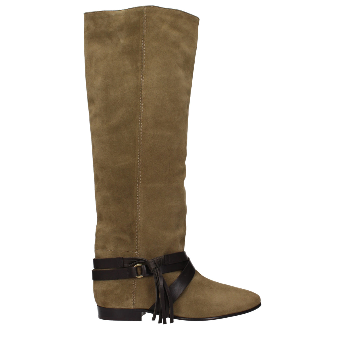 Isabel Marant Boots Women Suede Green/Olive