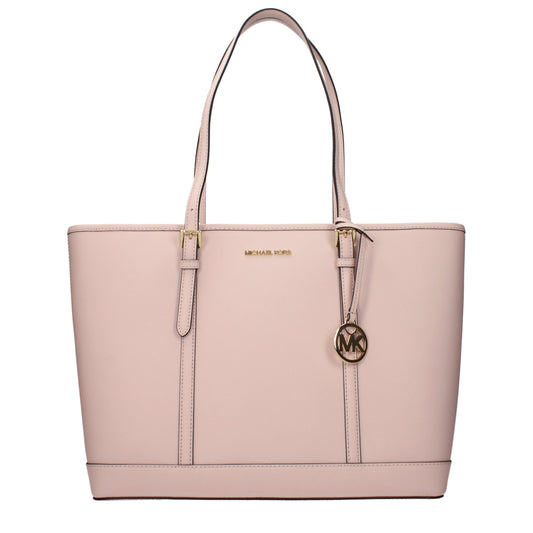Michael Kors Shoulder Bags Women Leather Pink/Pink Powder