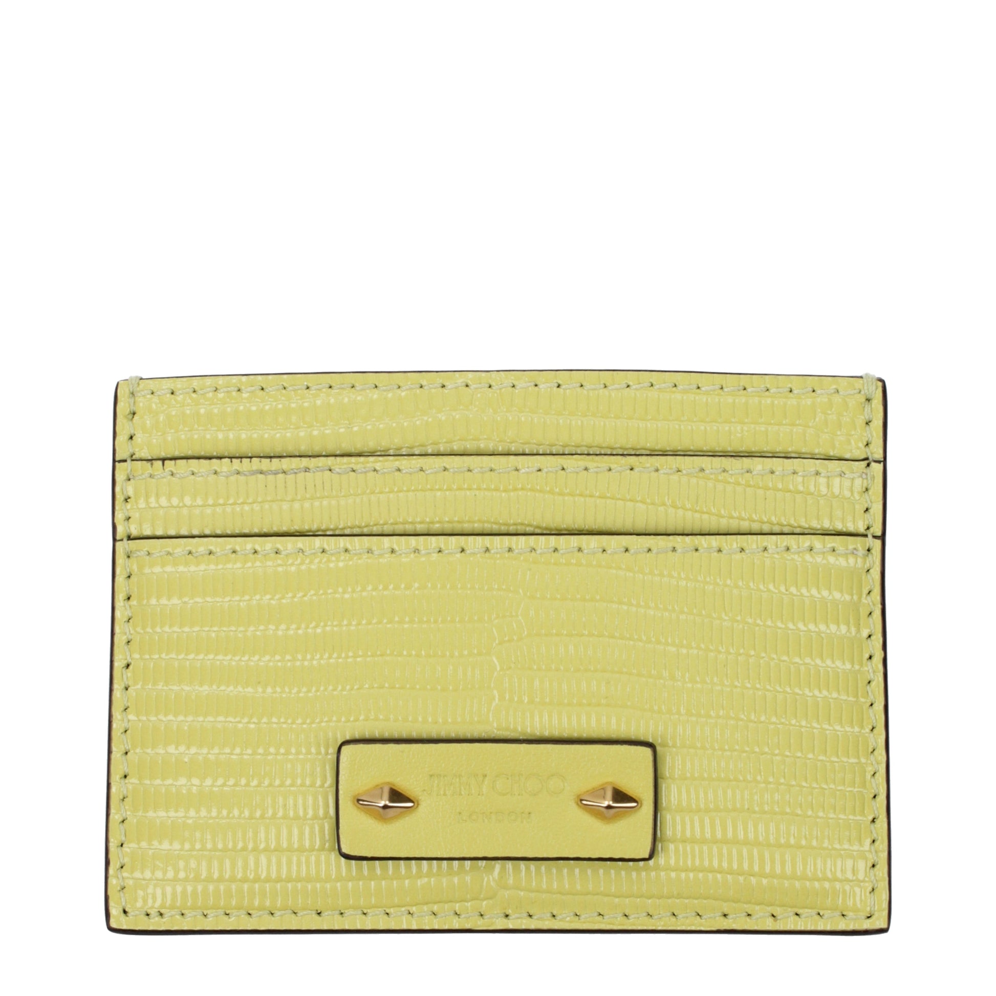 Jimmy Choo Women's Document Holders Leather Yellow
