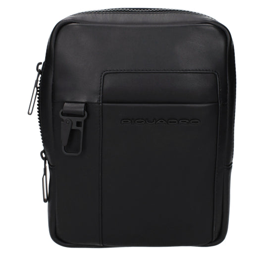 Piquadro Crossbody Bags Men Leather Black