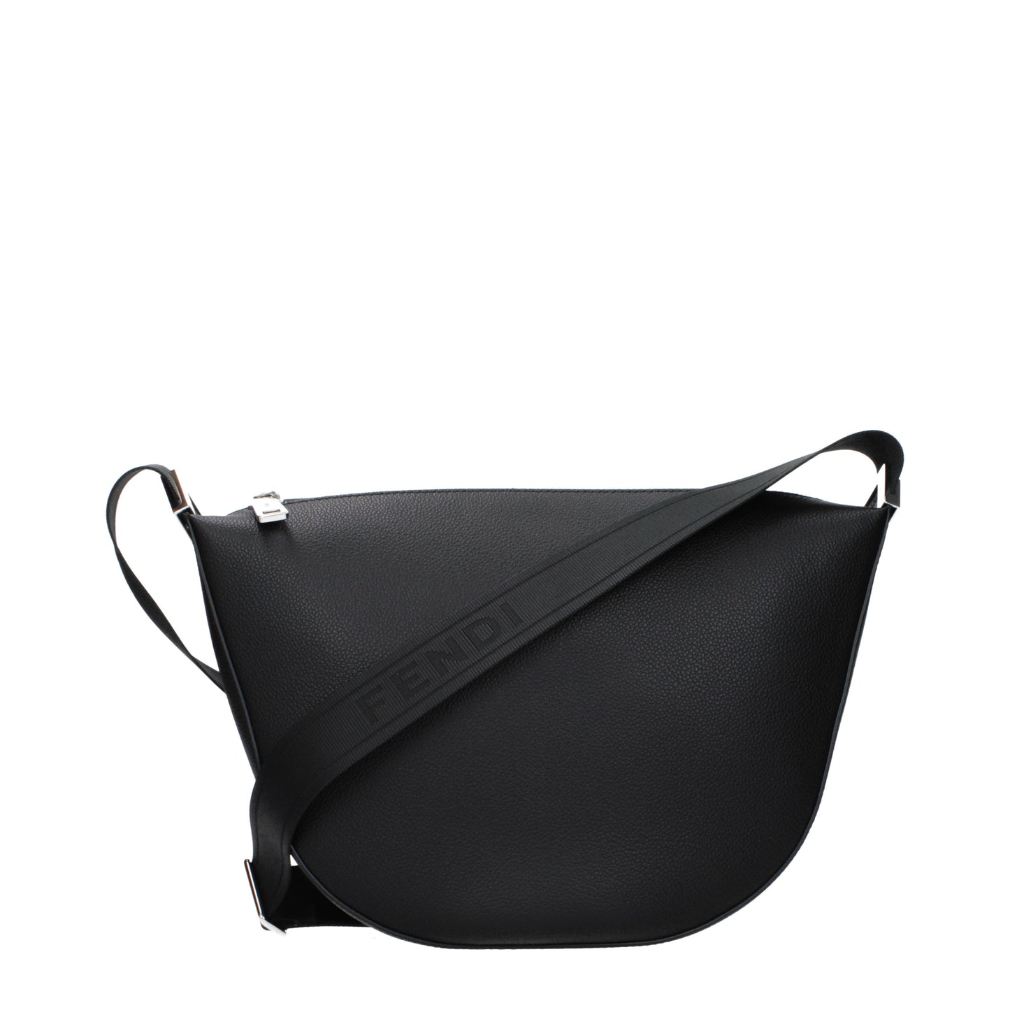 Fendi Crossbody Bags Men Leather Black