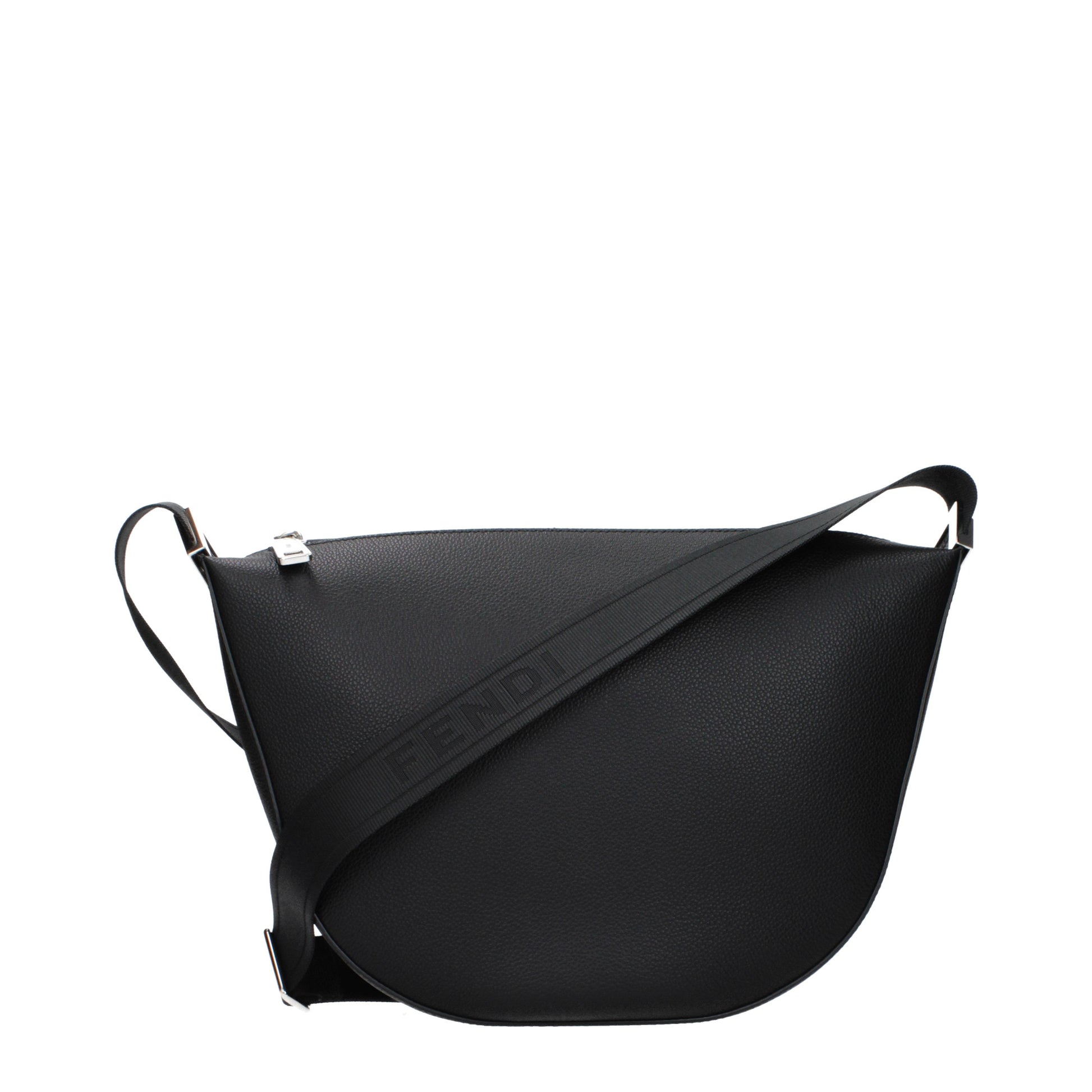 Fendi Crossbody Bags Men Leather Black