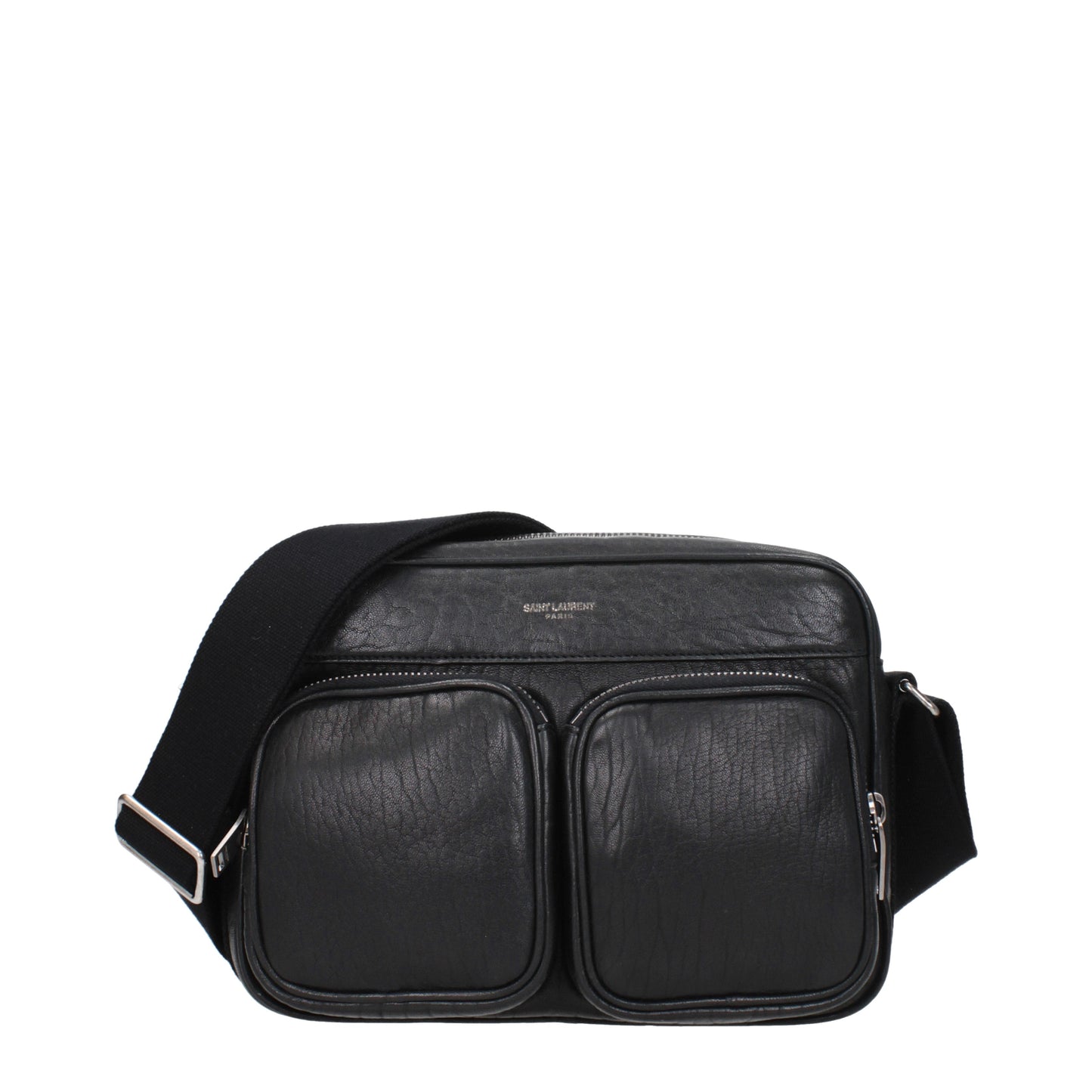 Saint Laurent Crossbody Bags Men Leather Black