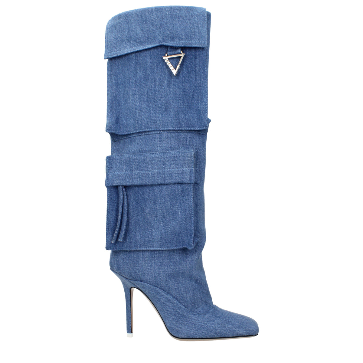 The Attico Boots Women Fabric  Heavenly/Denim