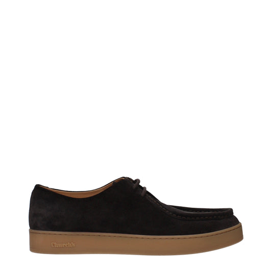 Church's Lace up and Monkstrap Men Suede Brown/Ebony