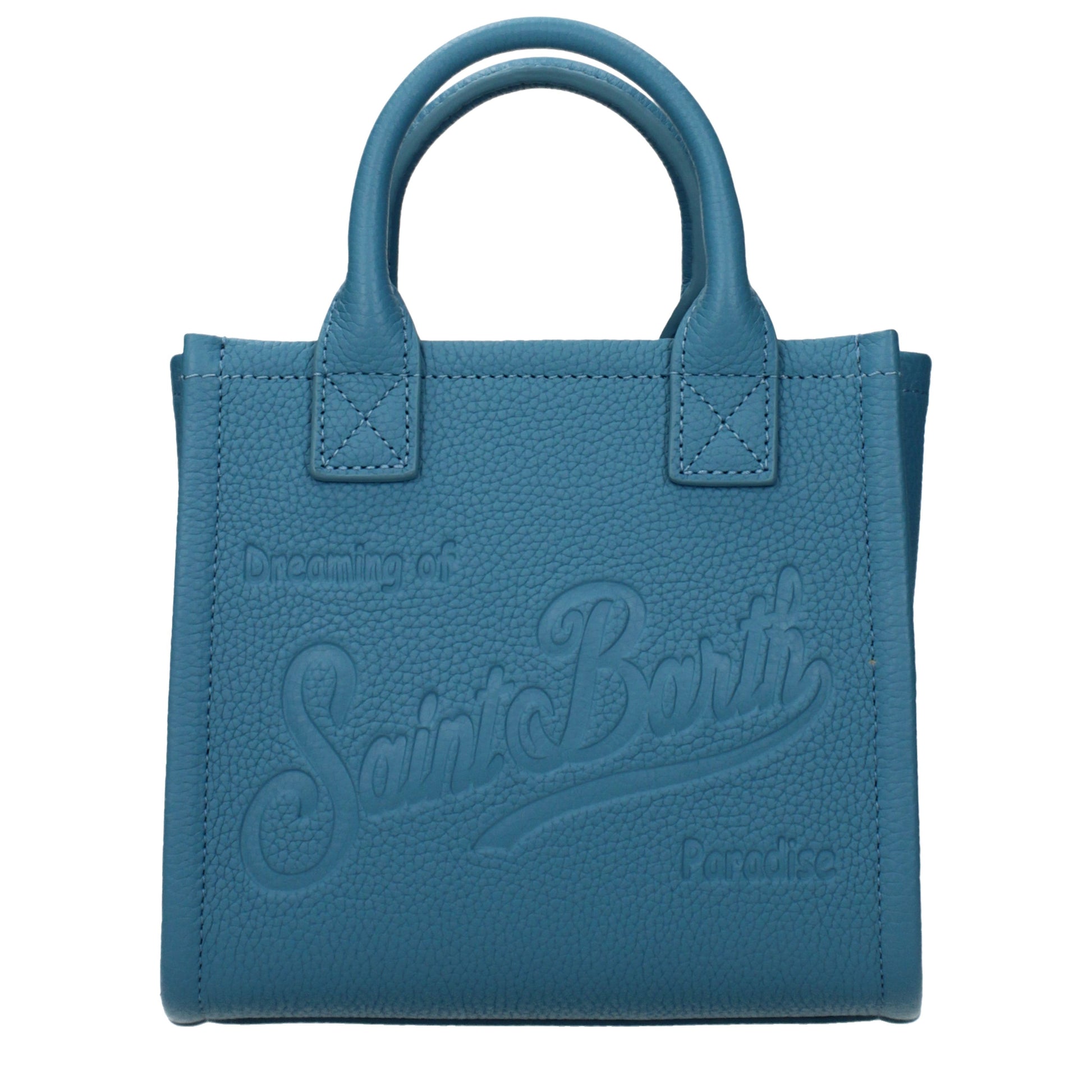 MC2 Saint Barth Handbags Women Leather Blue/Octane