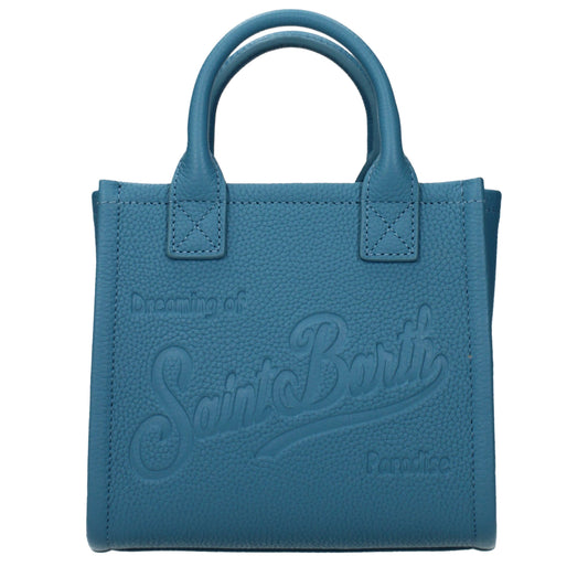 MC2 Saint Barth Handbags Women Leather Blue/Octane
