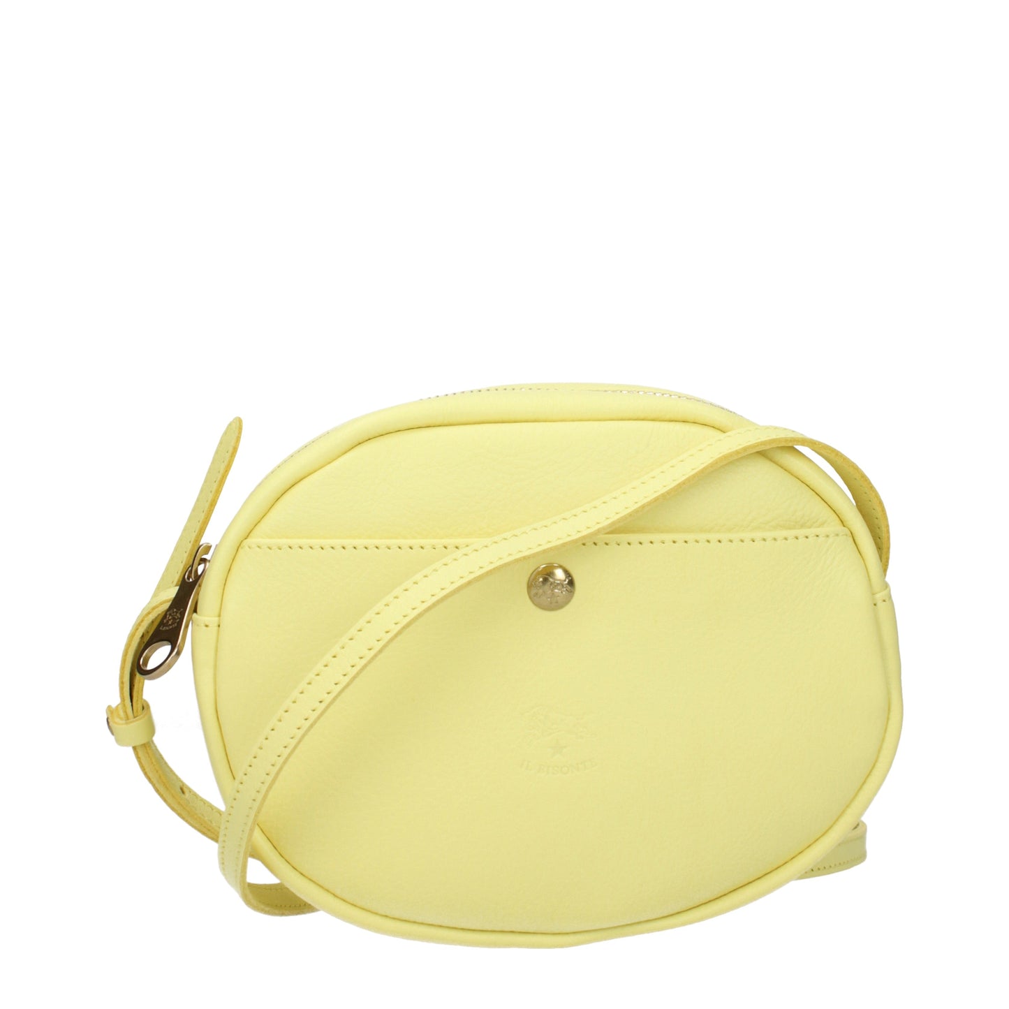 Il Bisonte Crossbody Bags Women Leather Yellow/Pastel Yellow