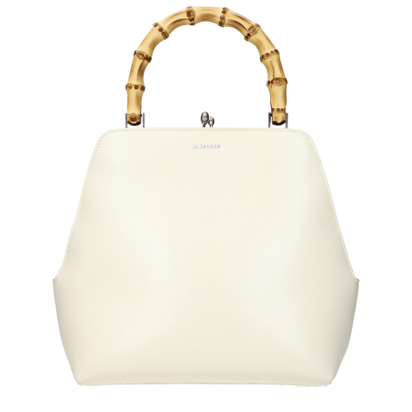Jil Sander Handbags Women Leather Beige/Eggshell