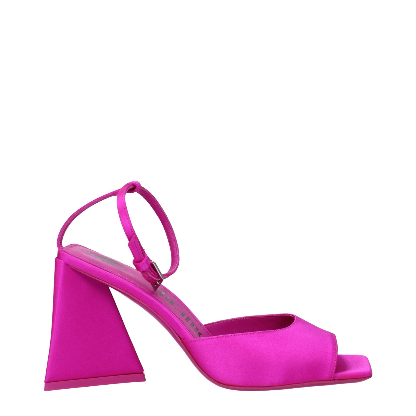 The Attico Women's Sandals in Satin Fuchsia