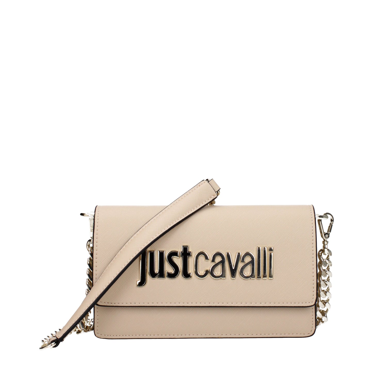 Just Cavalli Crossbody Bags Women Polyester Beige