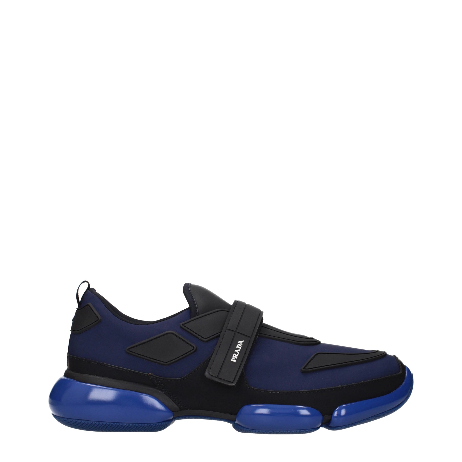 Prada Sneakers Men Fabric  Blue/Baltic