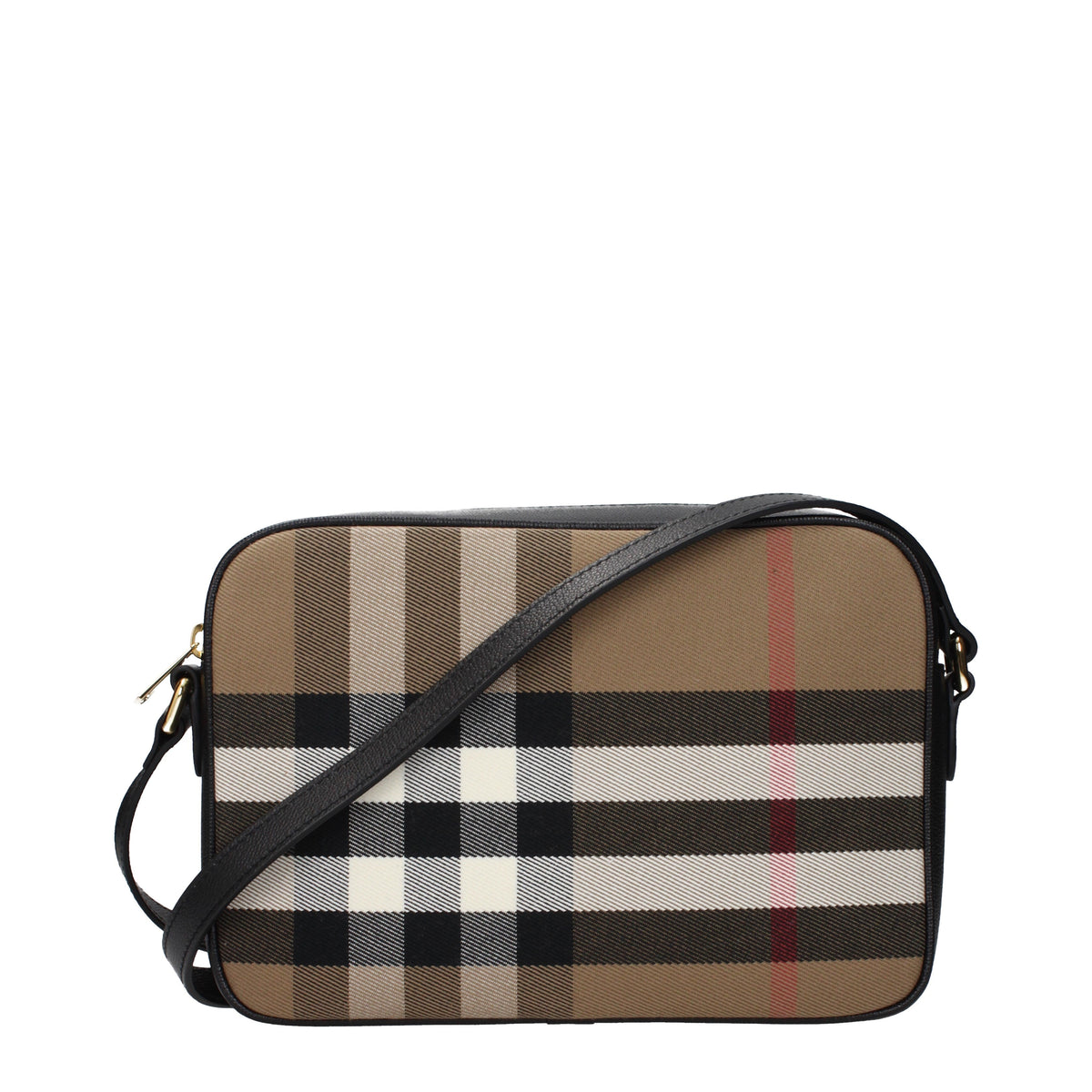 Burberry Crossbody Bags Women Fabric  Beige/Black