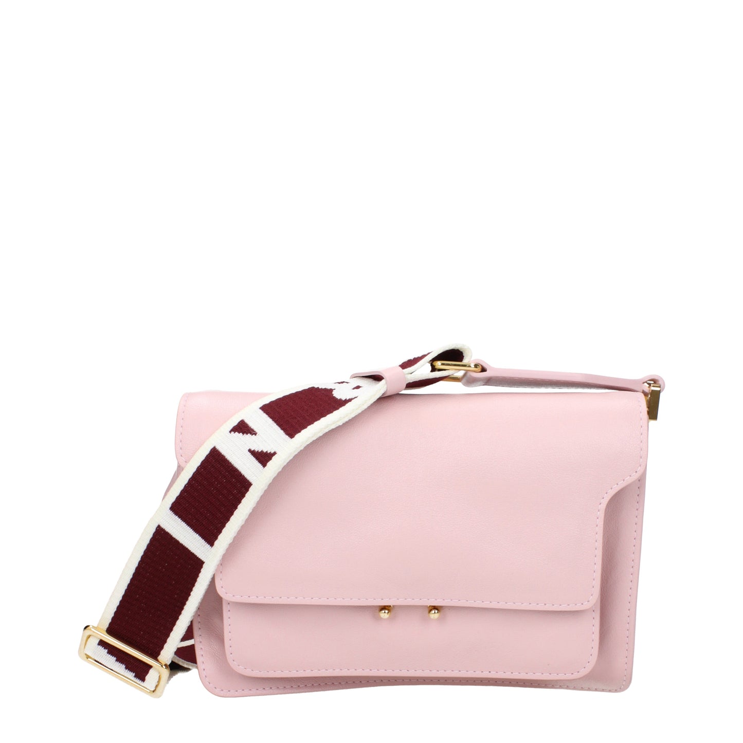 Marni Crossbody Bags Women Leather Pink