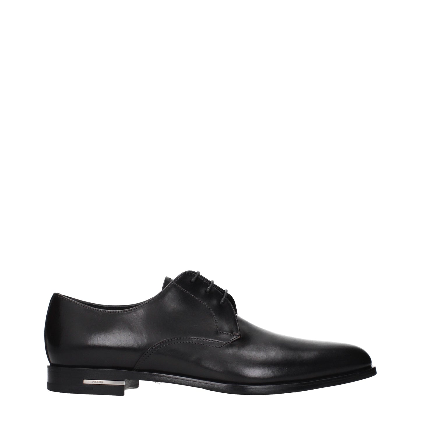 Prada Lace up and Monkstrap Men Leather Black