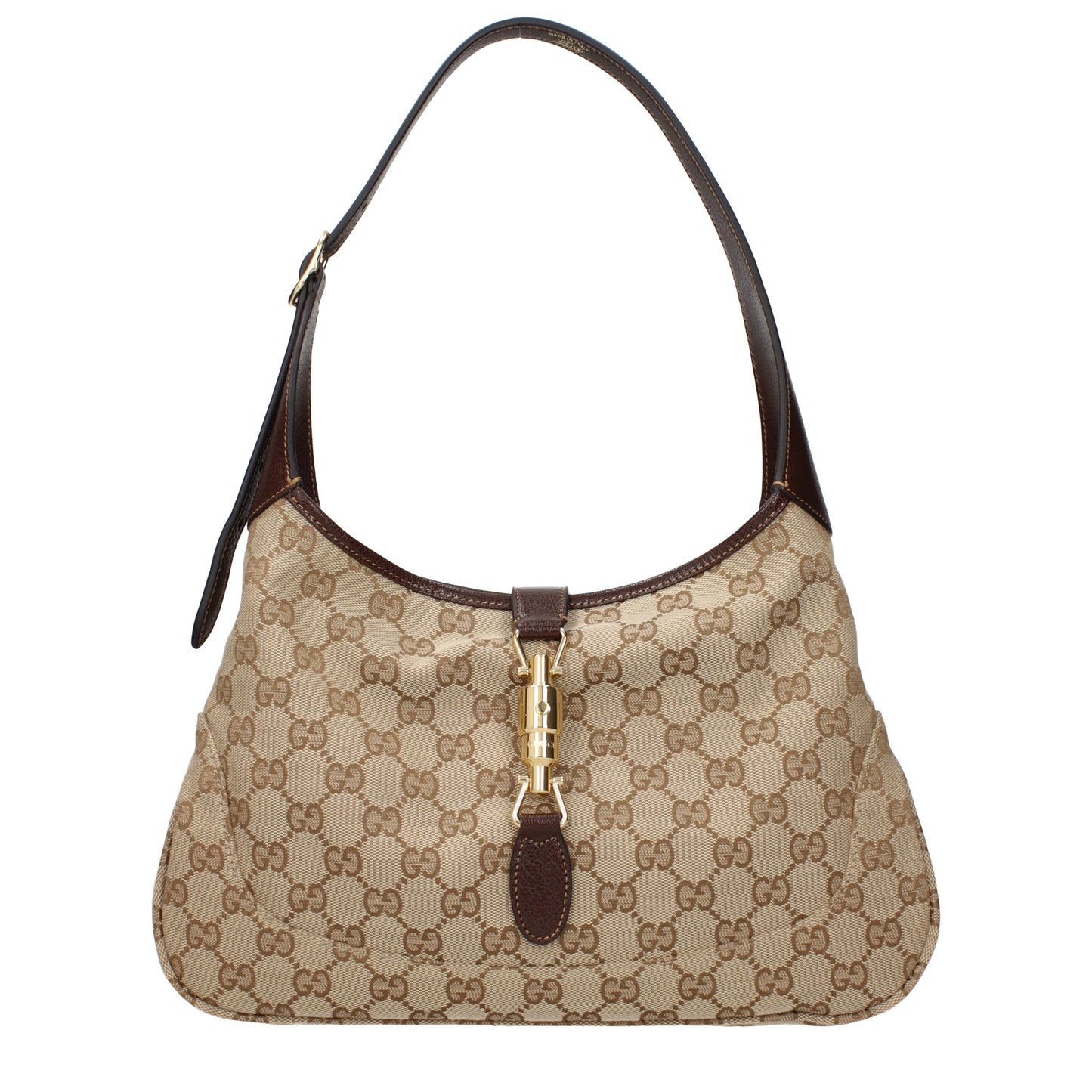 Gucci Shoulder Bags Women Fabric  Beige/Brown