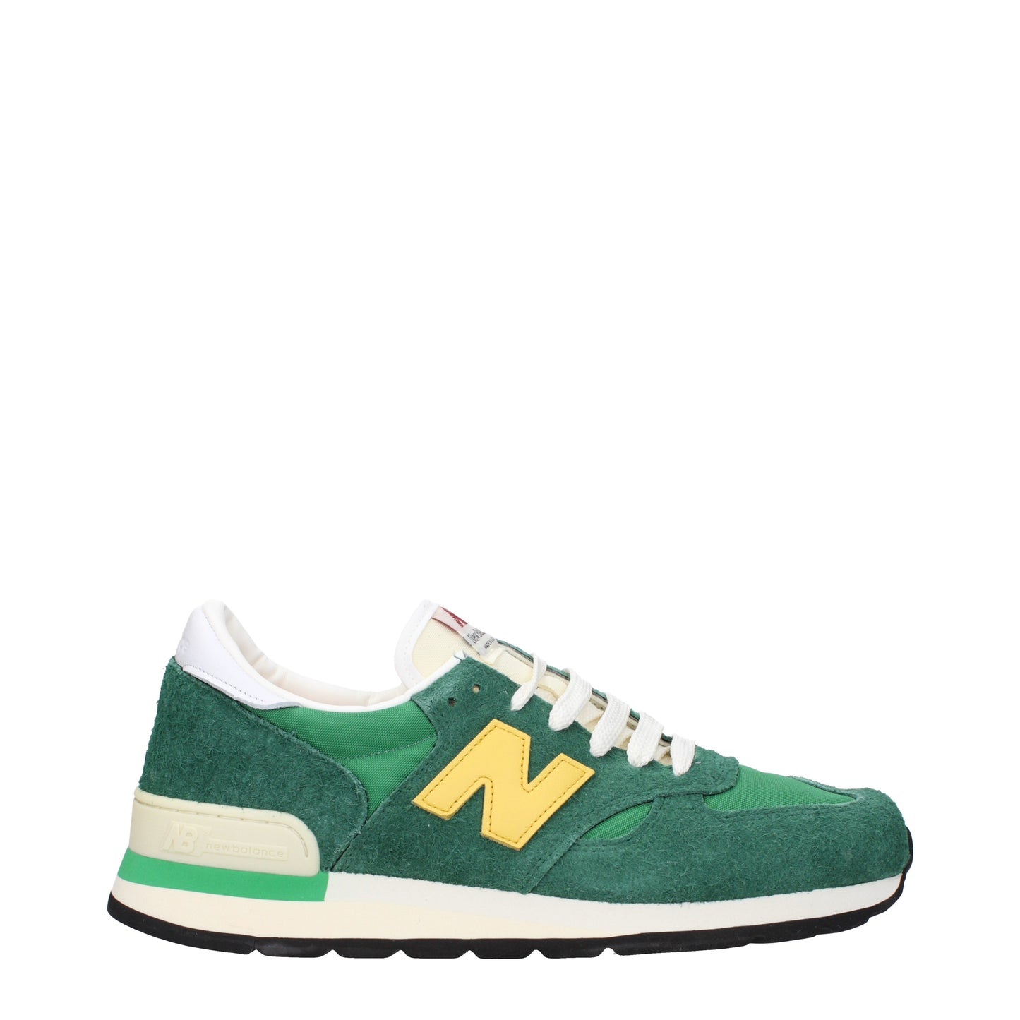 New Balance Men's Sneakers in Suede Green