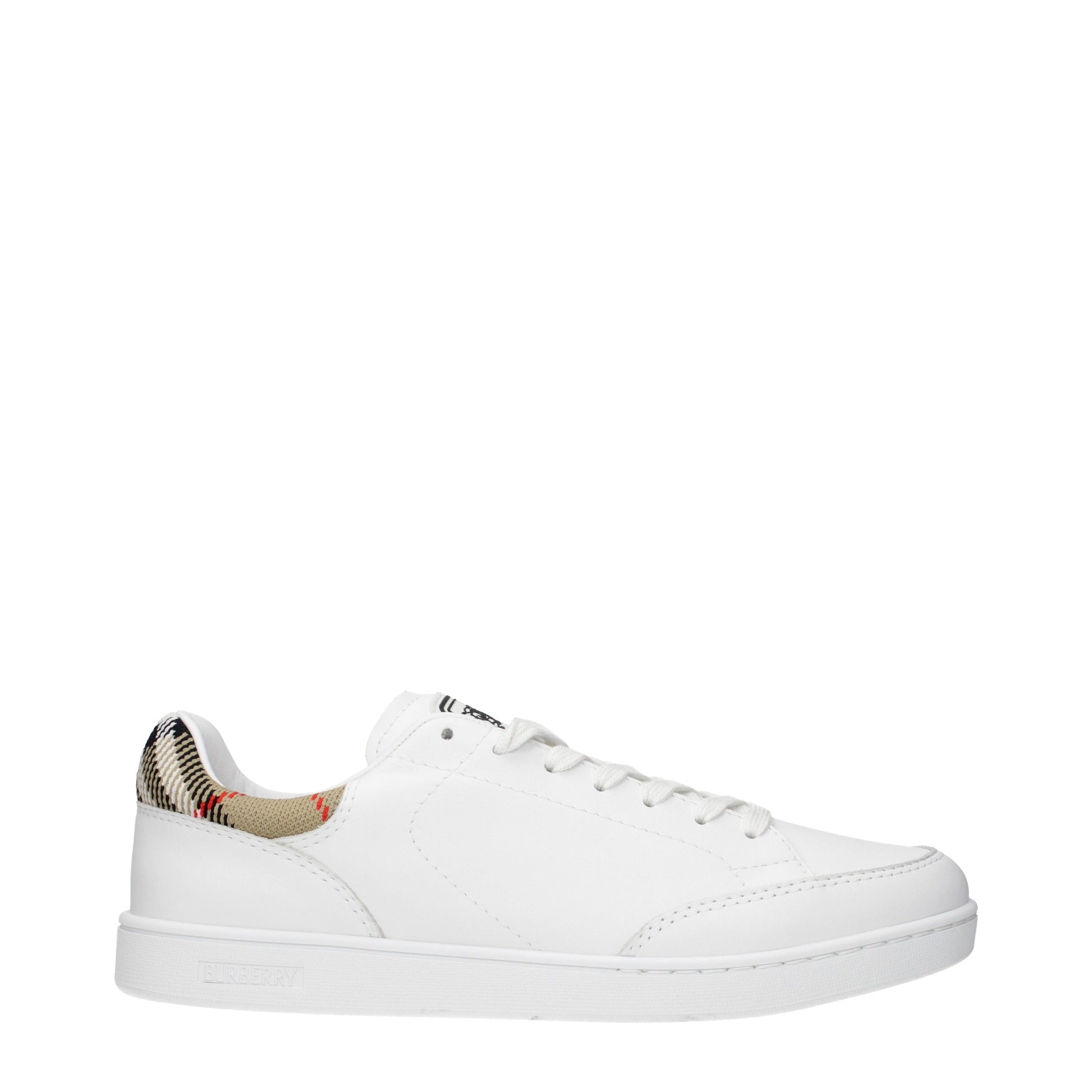 Burberry Sneakers Men Leather White/Sand